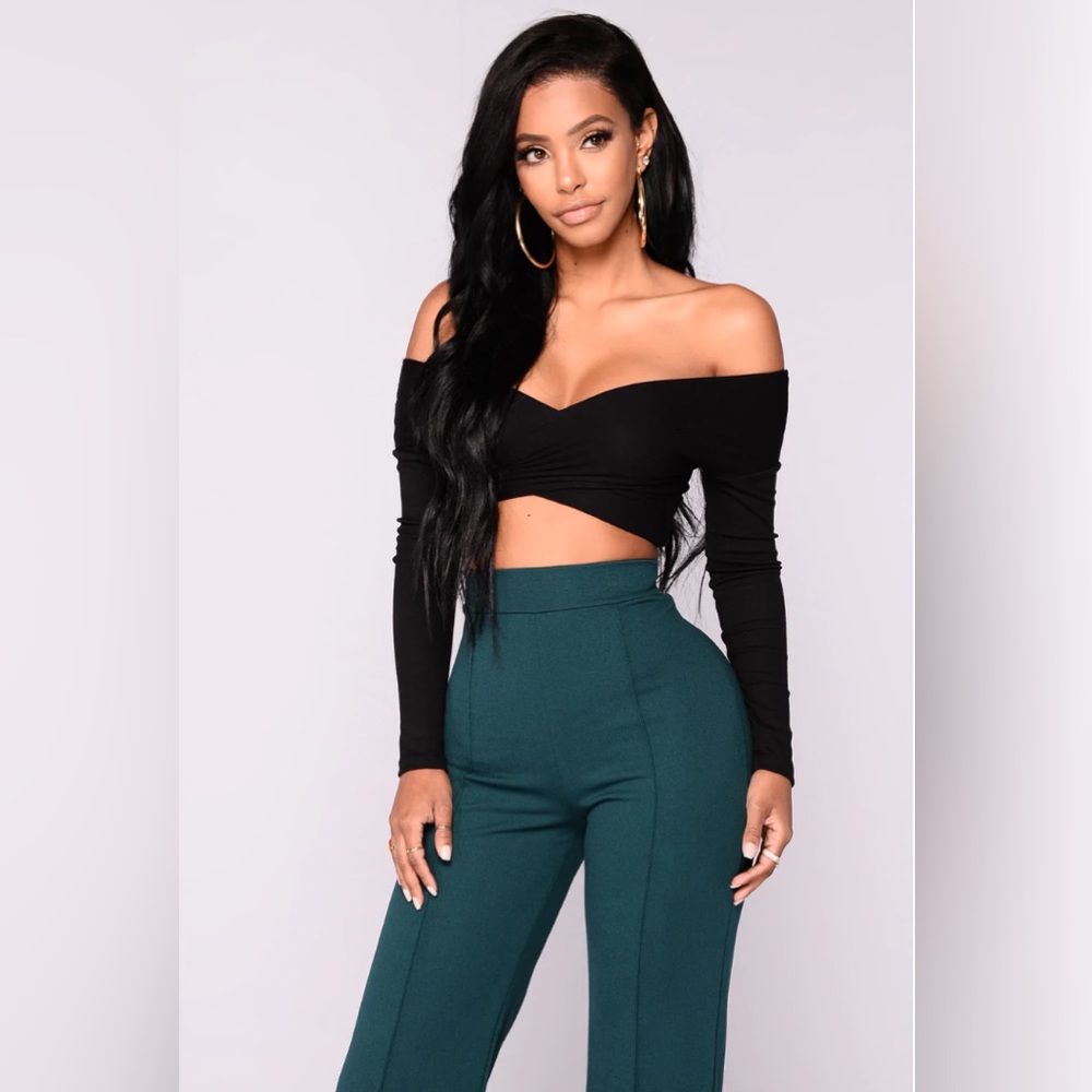 Cross cross top Fashion Nova